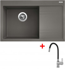 Sinks RIM 780 L Truffle + Flexia 